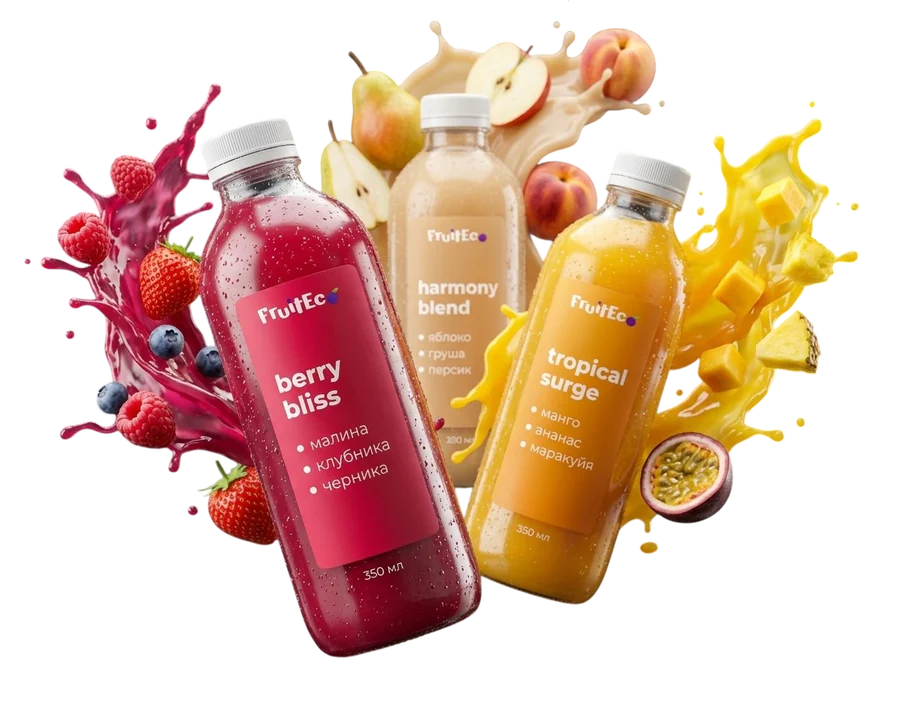 Три вкуса FruitEco из набора Гурман
